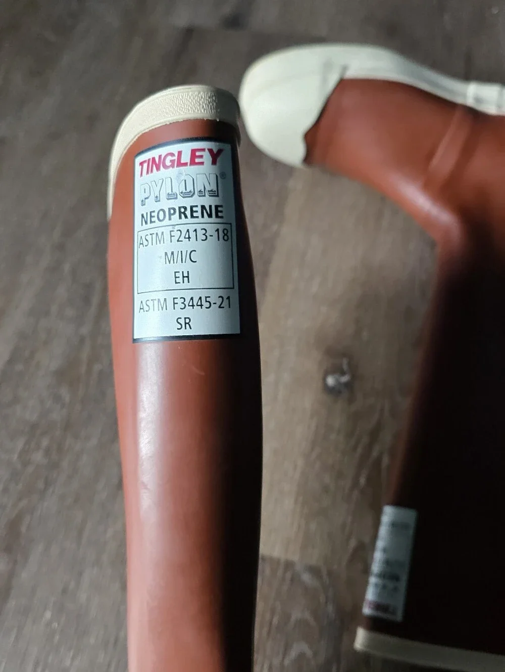 Steel Toe Rubber Work Boots Size 7
